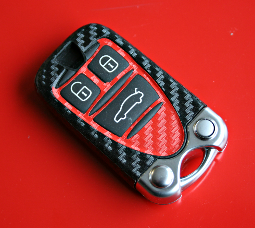 004 Carbon-look Alfa Romeo Red-black