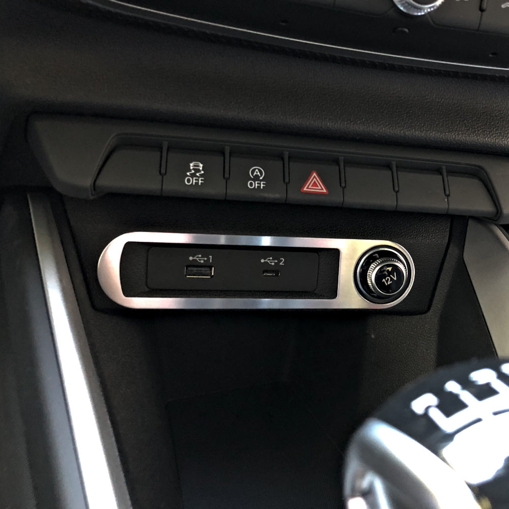 A119-007 Aluminium Zierrahmen am Zigarettenanzünder
