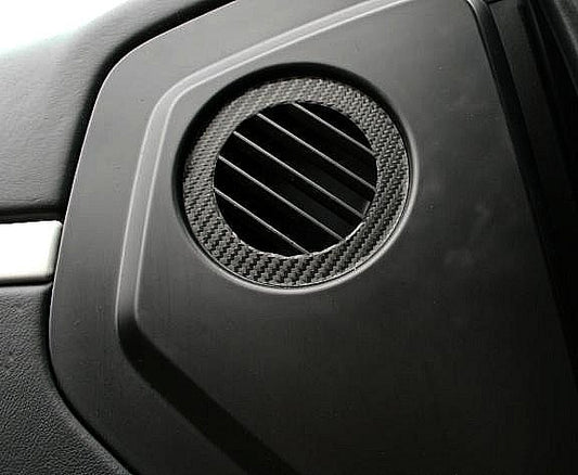 Carbondekor Luftdurchführung Türe
