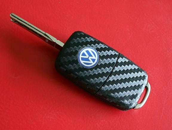 Carbon-Look Coating for Folding Key (Center LED)