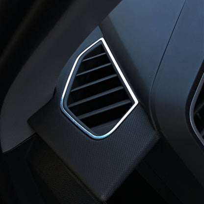 A119-010 Aluminium Zierringe Defrosterdüsen 2st.