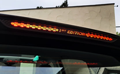 14. Aufkleber mit Schriftzug Bremslicht