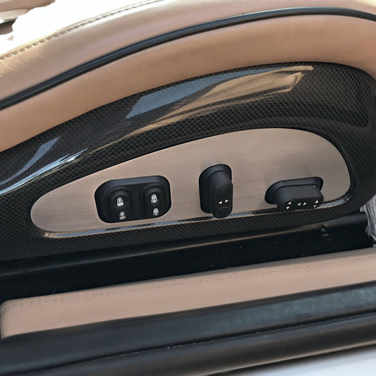 F599-022Alu - Zierblenden Sitzverstellung Aluminium