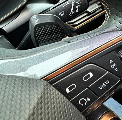 06b. Carbon shift paddle inserts, 2 pcs.