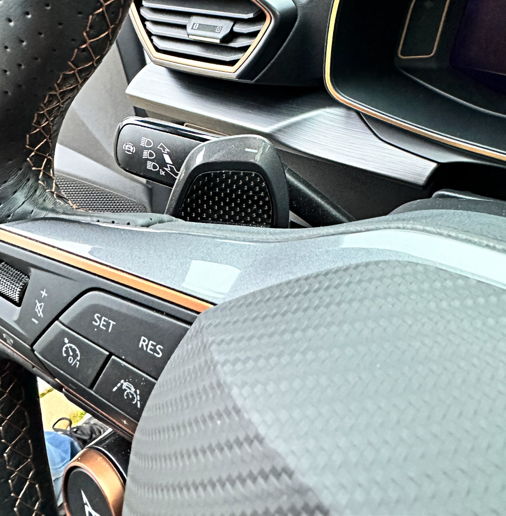 06b. Carbon shift paddle inserts, 2 pcs.