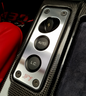 Decorative aluminum trim with engraving, switch unit F-430