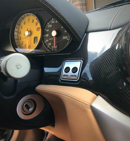 F599-003 Speedometer Adjustment Trim Bezel Aluminum