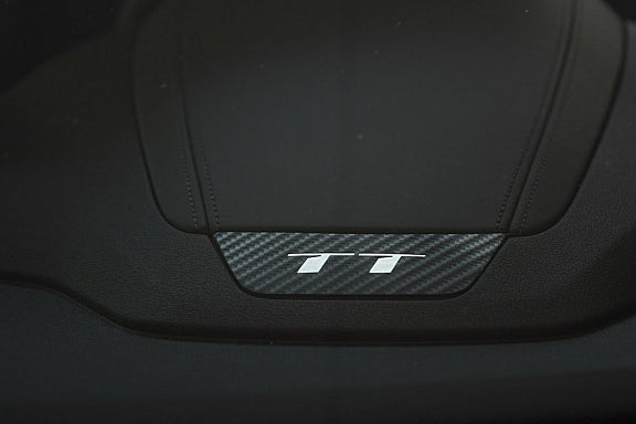 1 decorative trim piece on the instrument binnacle with carbon look  TT logo